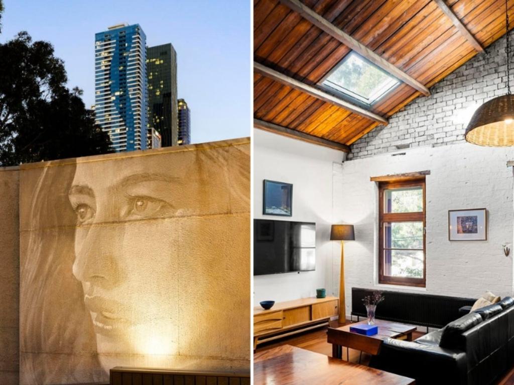 Rare Rone mural on Melbourne townhouse could fetch $1.475m