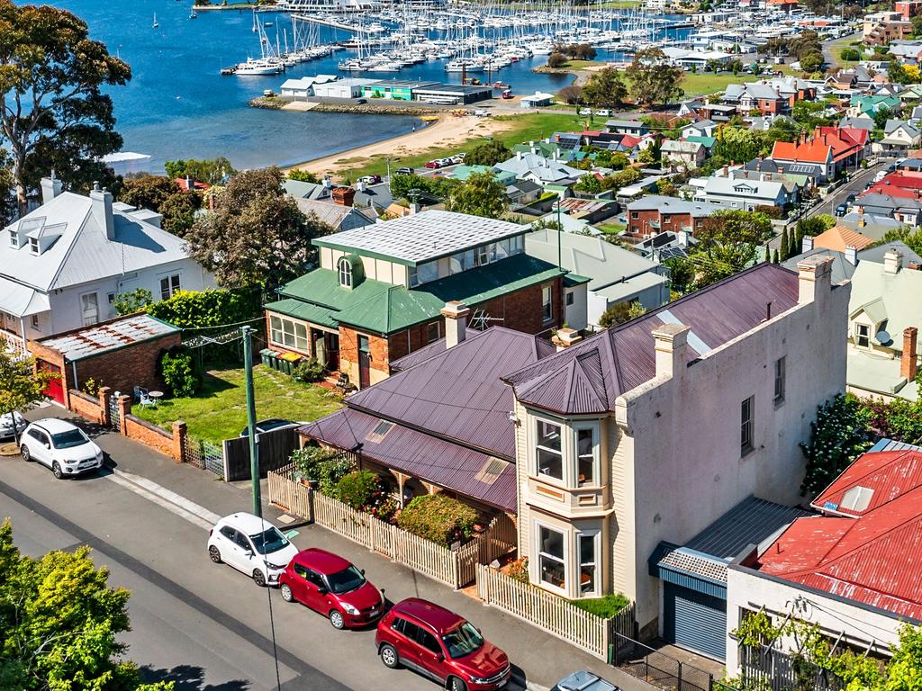 One historic facade, five Battery Point homes