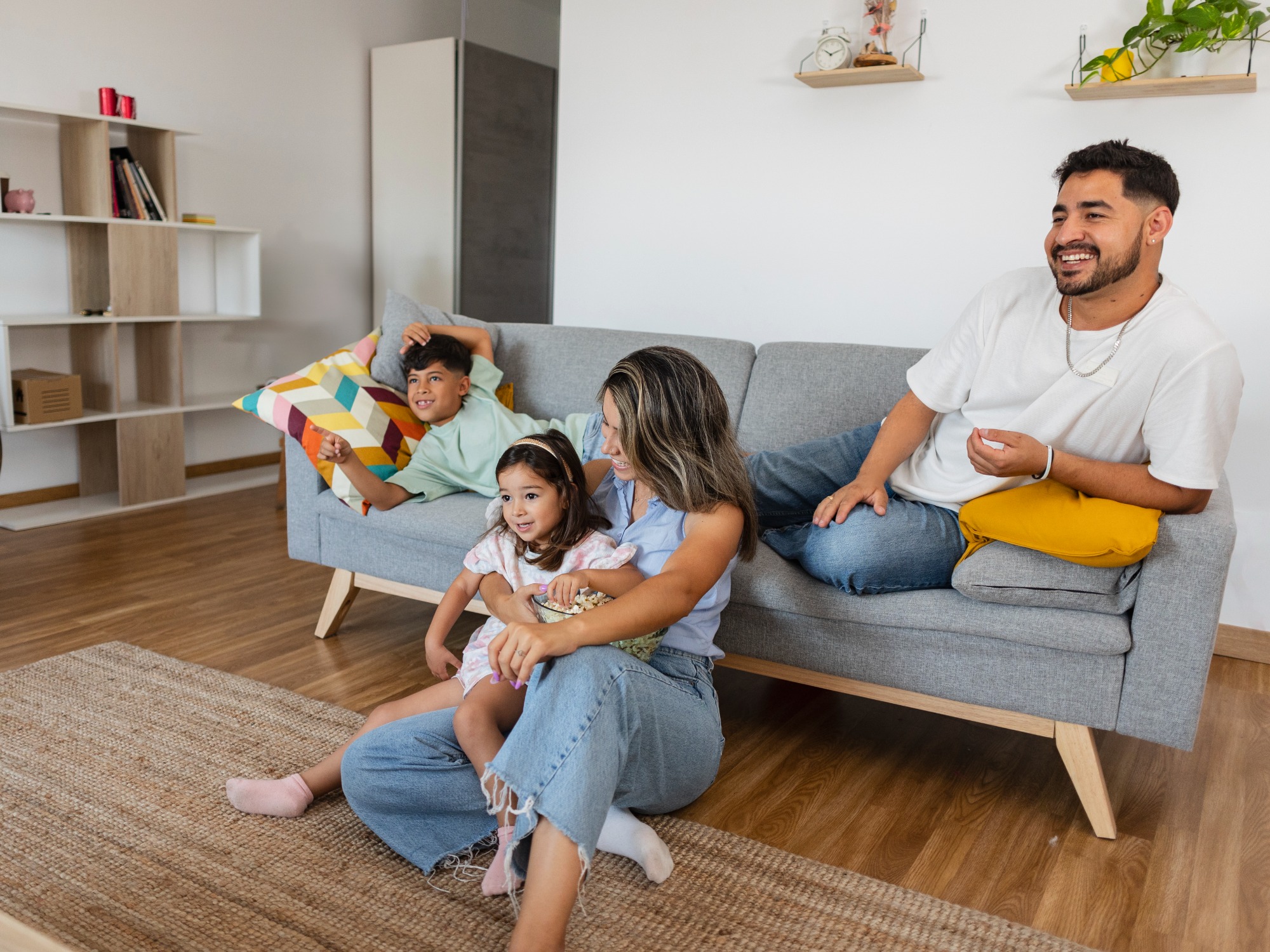How to break down open-plan living into family-friendly zones