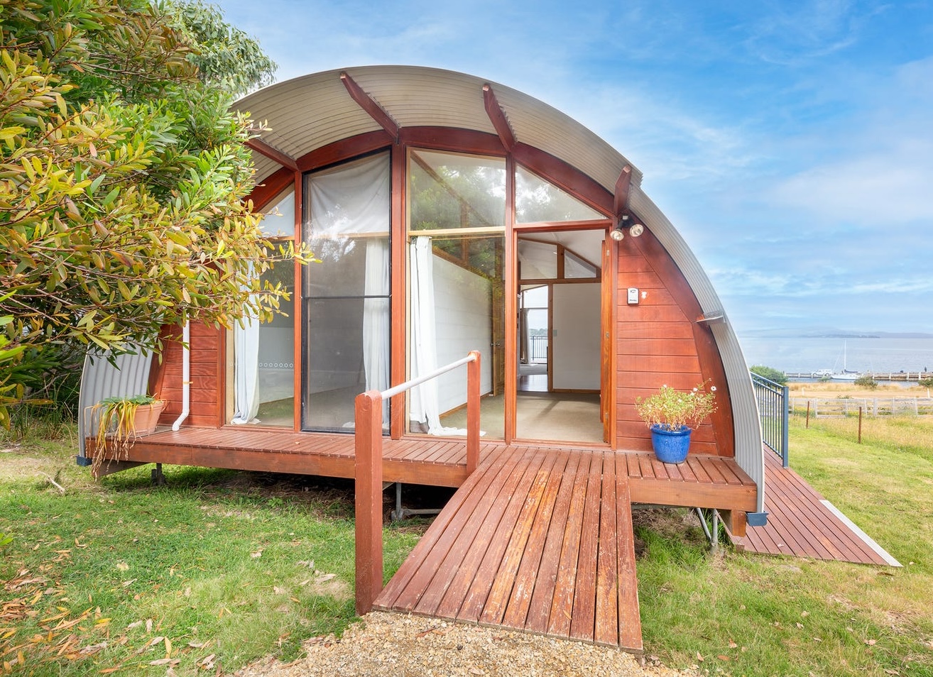 Quirky Bruny Island home offers waterfront living for $650k